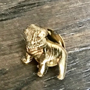 Vintage Mack the Dog Trucker Hat Pin. Mack Truck Bulldog