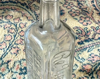 Vintage Re Umberto Peer-Amid Olive Oil Glass Collectors Bottle
