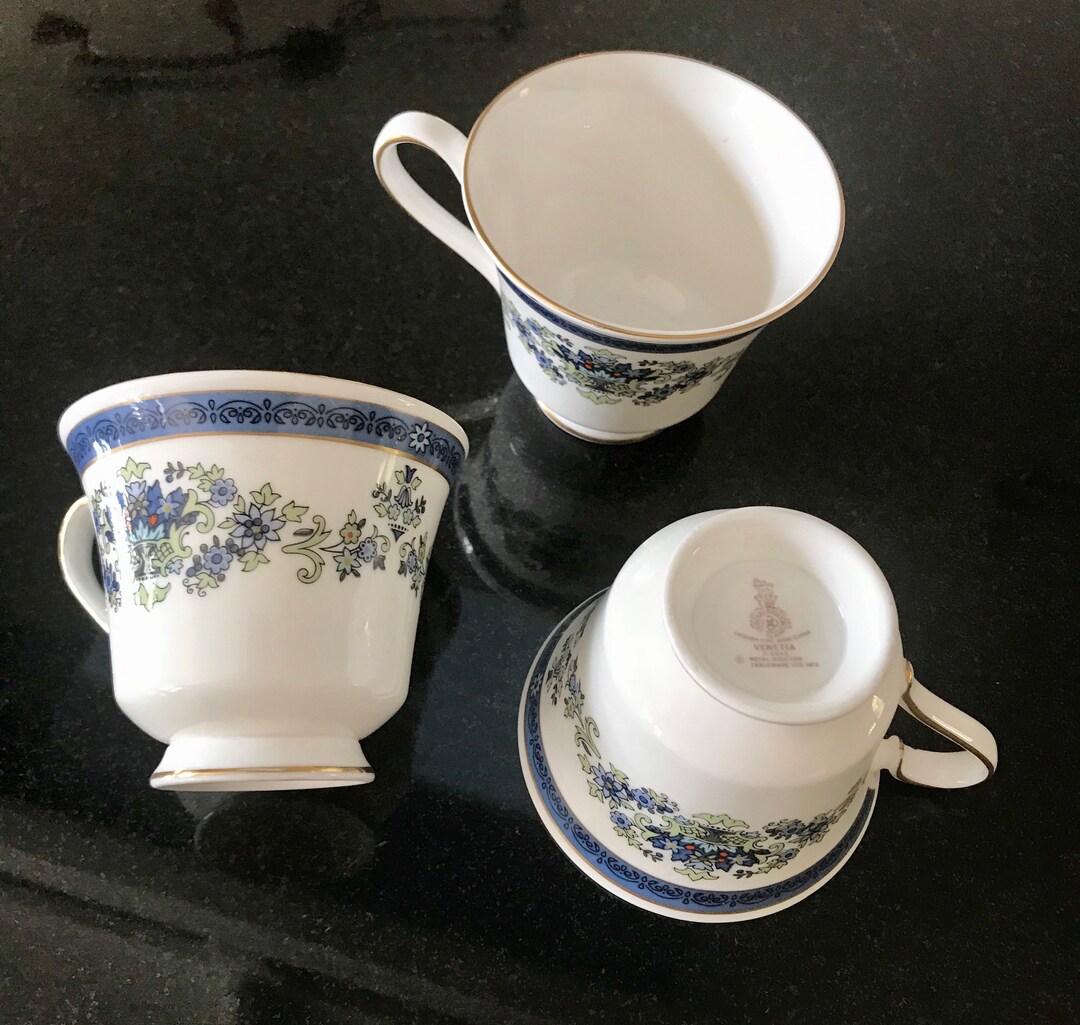 Vintage Royal Doulton English Bone China Patterned Etsy