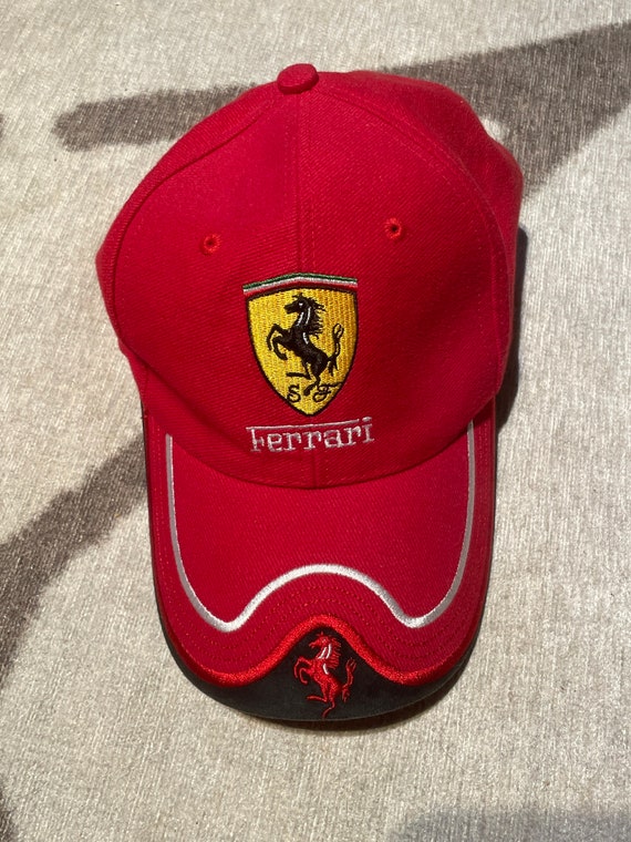 Vintage 1996 Ferrari Embroidered Hat, Made In USA,