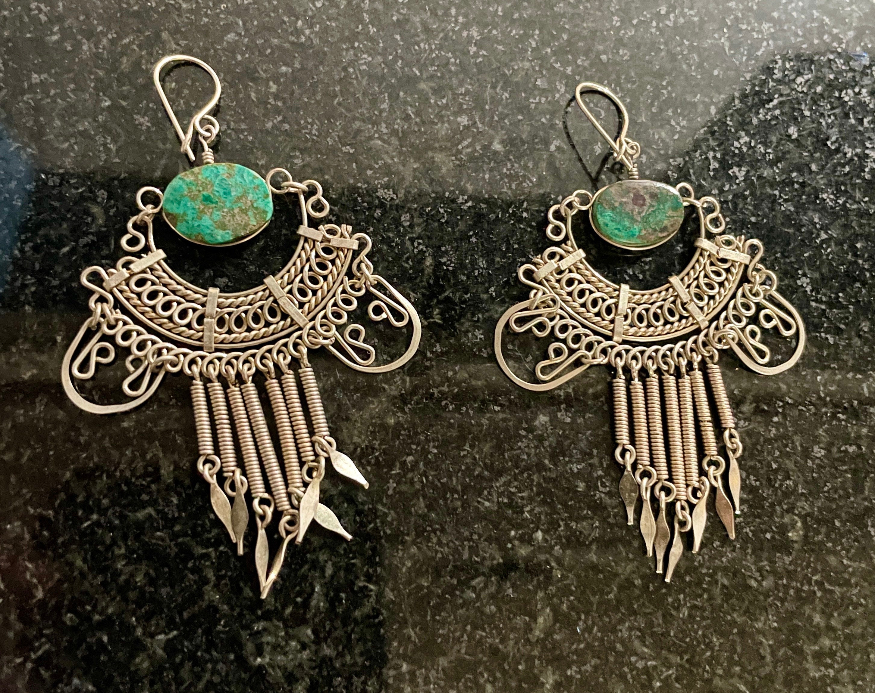 アクセサリー Indian Jewelry/Silver Vintage Jade PD Antique Chinese Export Filigree Gilt Silver Carved Jade