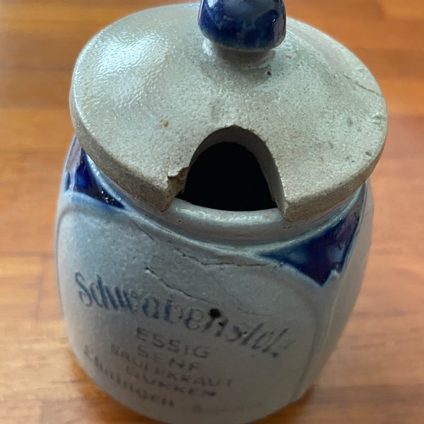 German Mustard Jar Etsy