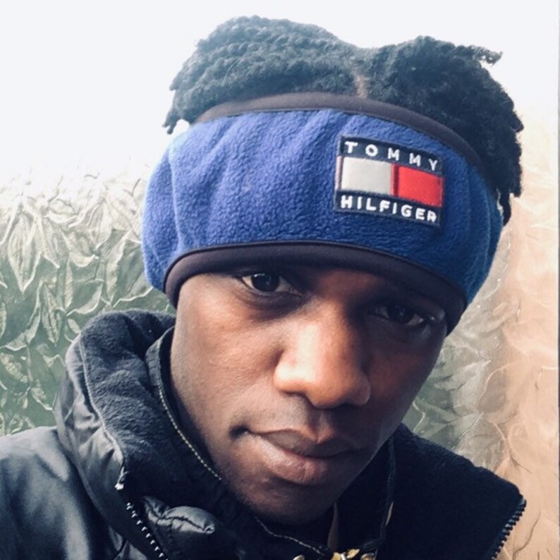 VNTG 90s Rare Tommy Hilfiger 3M Fleece Headband