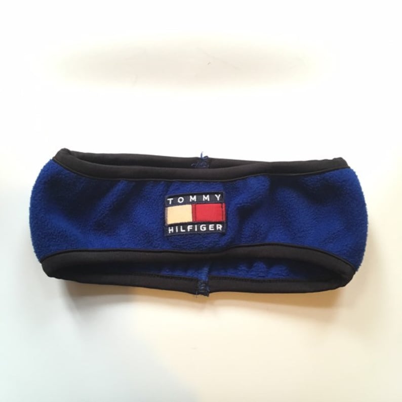 VNTG 90s Rare Tommy Hilfiger 3M Fleece Headband