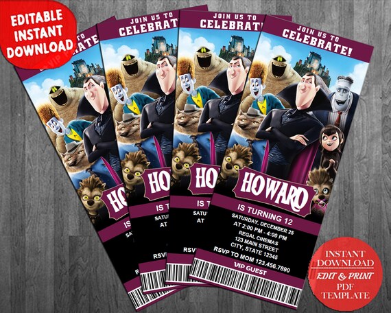 Hotel Transylvania Party Supplies Hotel Transylvania Etsy