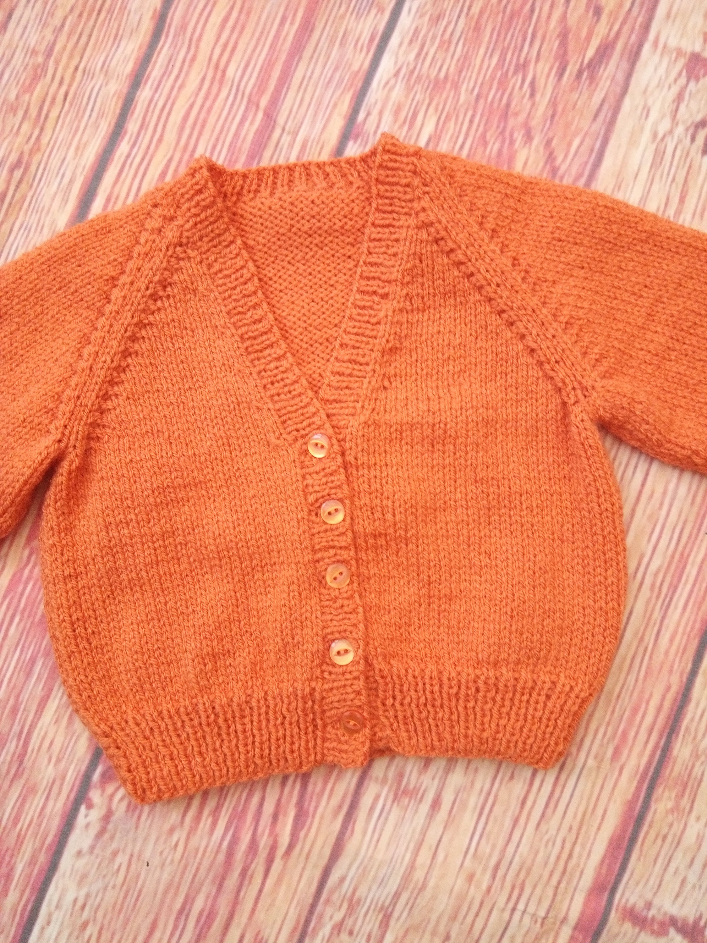 Knitting Pattern for Cardigan. Easy Knitting Pattern for Toddler