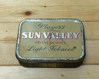 John Player & Sons Sun Valley Light Tobacco Tin