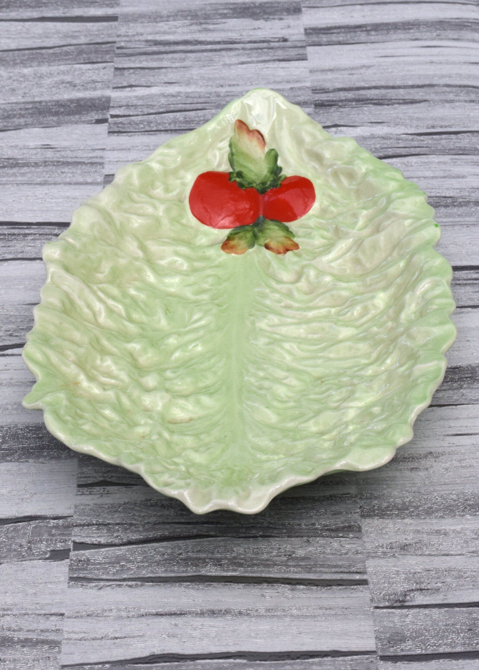 Carlton Ware Lettuce Leaf Dish Etsy