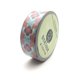 x1 rouleau de 10m de masking tape washi tape motifs vintage: DM0022 image 1