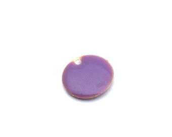 x7 geëmailleerde pailletten, violet, 15mm: BM00062