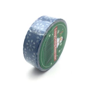 x1 rotolo di nastro adesivo da 10 m washi tape blu Natale: DM0040 immagine 1