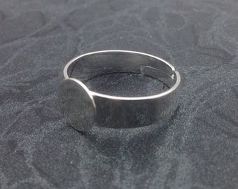 x2 Ring Holders Bandeja 8mm Plata Ligera: SB0004