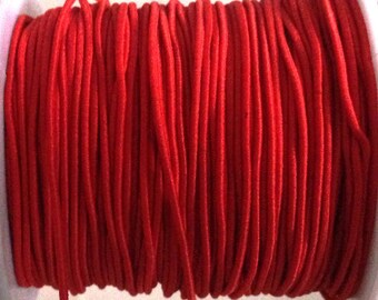 x2m Red Elastic Cord Diameter 0.8mm Suitable for Masks: FE0006