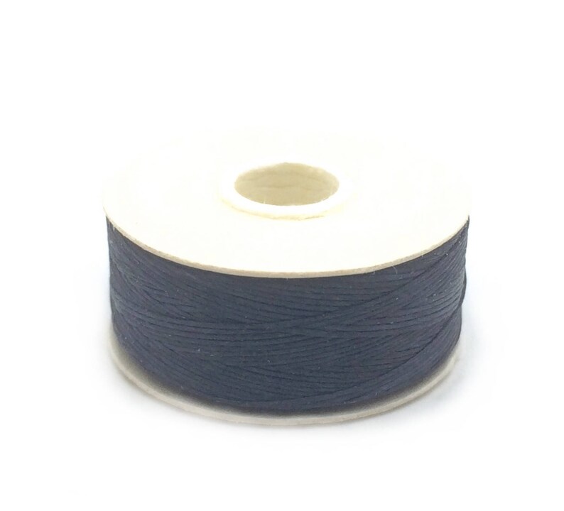 x1 59m Spule von Nymo Thread 0,3mm, Schwarz, ideal zum Weben, Perlen, Miyuki: FNN0005 Bild 1