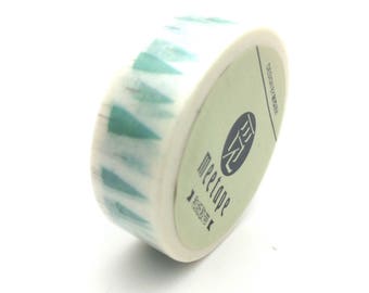 x1 roll of 10m masking tape washi tape white patterns fir trees: DM0028