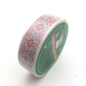 x1 rollo de cinta adhesiva de 10m washi tape Navidad: DM0046 imagen 1