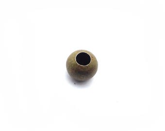 x20 interlayer beads 6mm metal bronze: AC0047