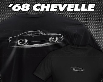 Chevy Chevelle Malibu T-Shirt - 1964-1972 Design, Officially Licensed, XX-Large Grey - View #3