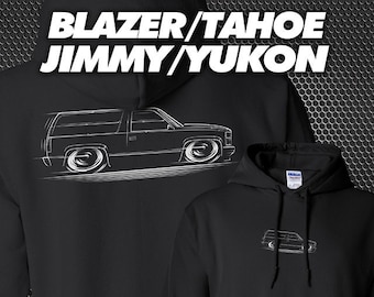 Kapuzenpullover Chevy Tahoe Blazer Yukon Joymy Chevrolet GMC OBS 1992 1993 1994 1995 1996 1997 1998 1999 2000 Scherenschnittkunst