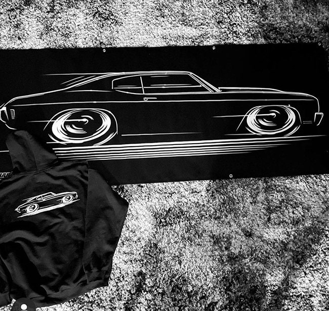 1980s Chevy Camaro IROC-Z Unisex Hoodie - Black, Automotive Themed, Premium Cotton Blend - View #7