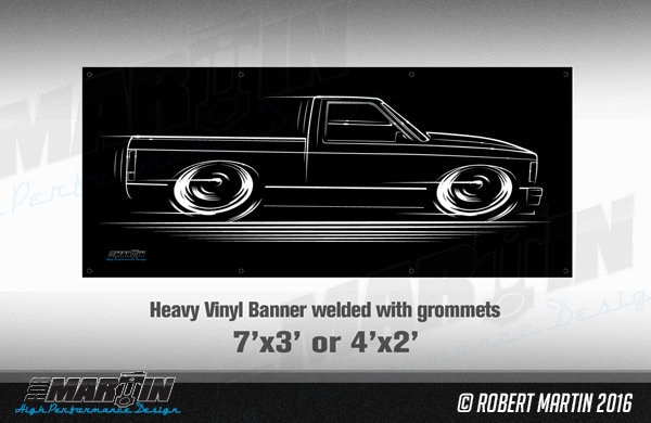 BIG BANNER 1982-1993 1st Gen S10 Truck Chevy GMC Sonoma 1983 1984