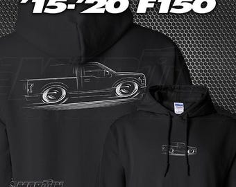 2015 - 2020 F150 Ford Truck Hoodie silhouette art