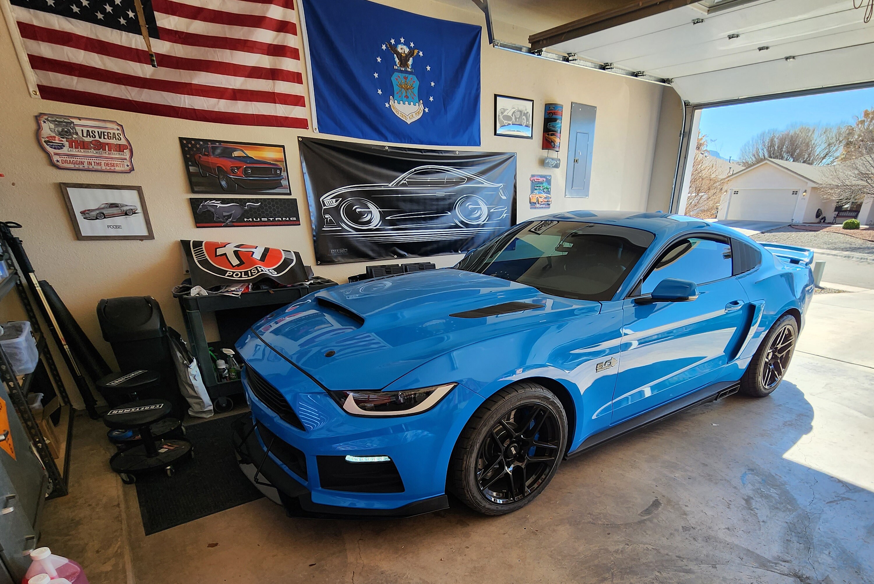 Camiseta De Ford Mustang 2018-2020 - Estampado Multicolor S550 Mustang GT, Unisex, Algodón