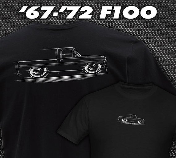 1967 1972 Ford F100 Bumpside Truck T Shirts 1968 1969 1970 1971 F 100 Ranger F150