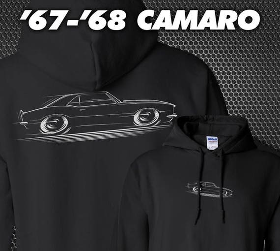 67 68 Chevy Camaro Hoodie 1967 1968 SS Silhouette Art Etsy Ireland
