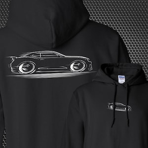 2014 - 2017 Camaro HOODIE Chevy 2015 2016 Z-28 SS RS silhouette art