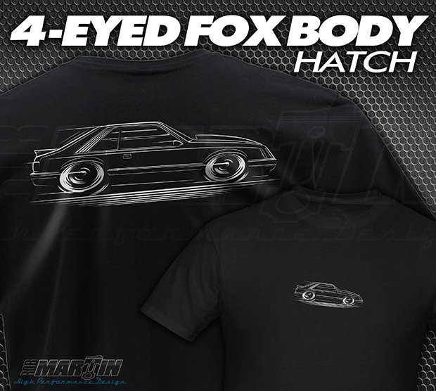 Foxbody Mustang 5.0 Classic Car T-Shirt - Unisex Short Sleeve Tee For Ford Enthusiasts - View #6