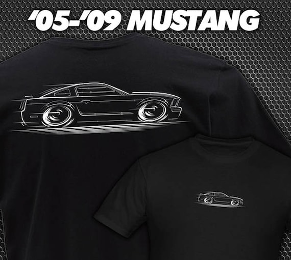 2005-2009 Mustang T-shirt Ford GT S197 Silhouette Art - Etsy