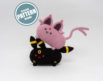 かぎ針編みパターンバンドル、ポケモンの編みぐるみPDF、フシギダネ