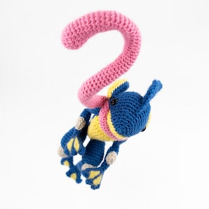 Padrão de crochê para amigurumi Pokémon Greninja: guia de brinquedos de pelúcia DIY - download digital instantâneo