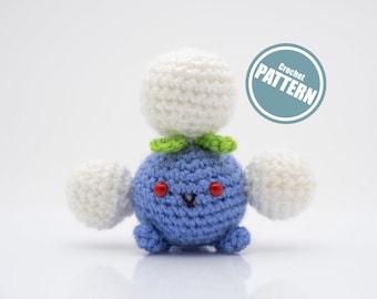 Amigurumi Pattern, Mini Jumpluff Pokemon Crochet Pattern, Instant Download  - Etsy