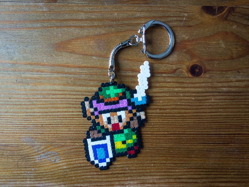 The Legend of Zelda Link with Master Sword keychain cute Etsy
