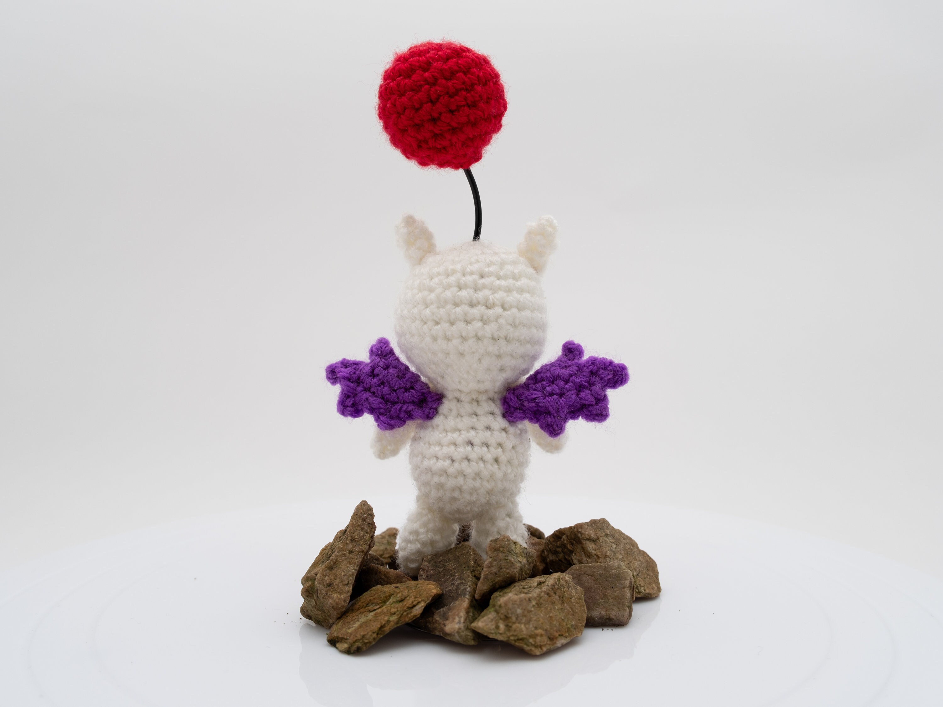 Moogle Repeating Pattern Amigurumi Pattern, Mini Moogle Crochet Plush Toy Fantasy Pattern ...