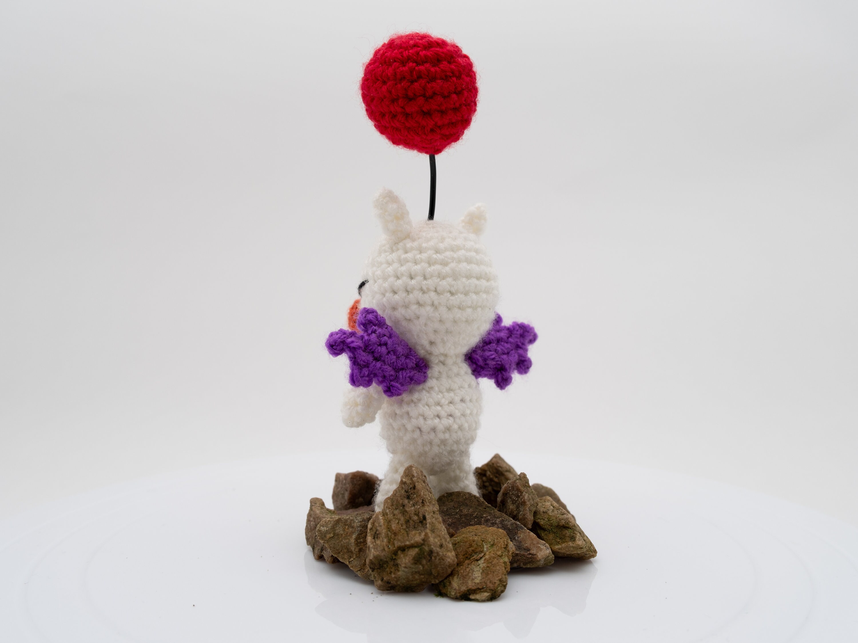 Moogle Repeating Pattern Amigurumi Pattern, Mini Moogle Crochet Plush Toy Fantasy Pattern ...