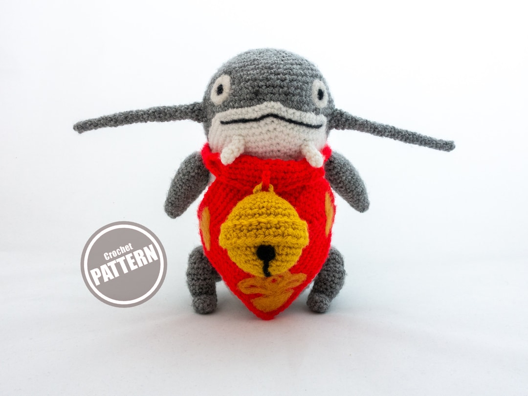 ナマズのかぎ針編みパターン - ファイナルファンタジーXIVあみぐるみ