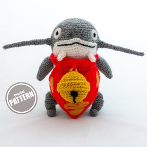 Namazu crochet pattern, Final Fantasy XIV amigurumi pattern