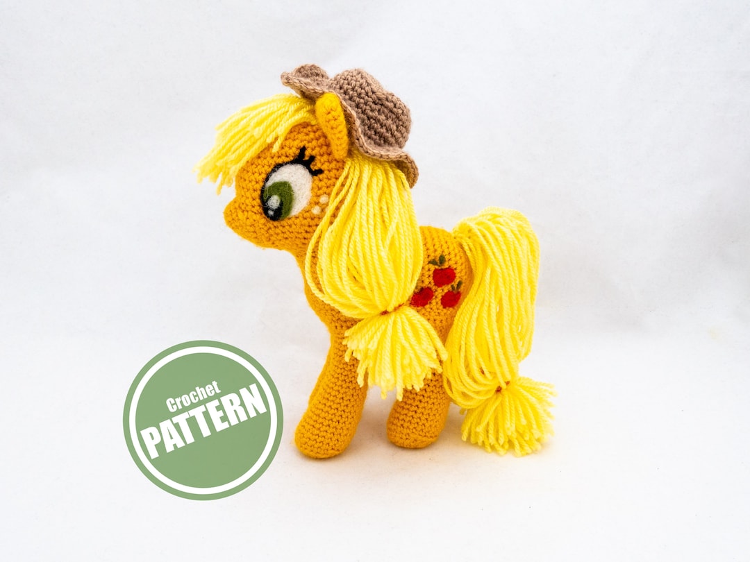 Applejack My Little Pony Crochet Amigurumi Pattern - Digital Download ...