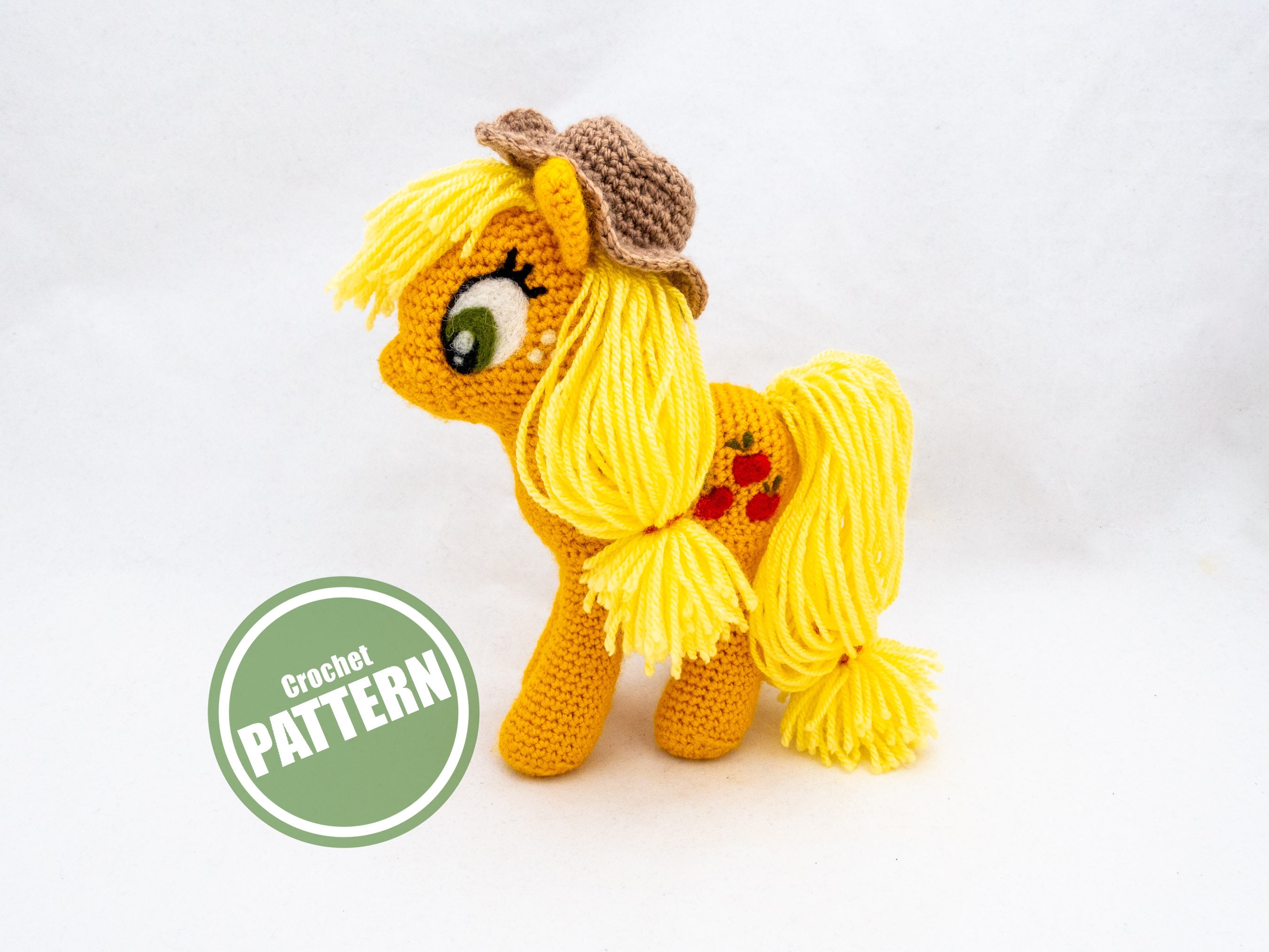 Applejack My Little Pony Crochet Amigurumi Pattern - Digital