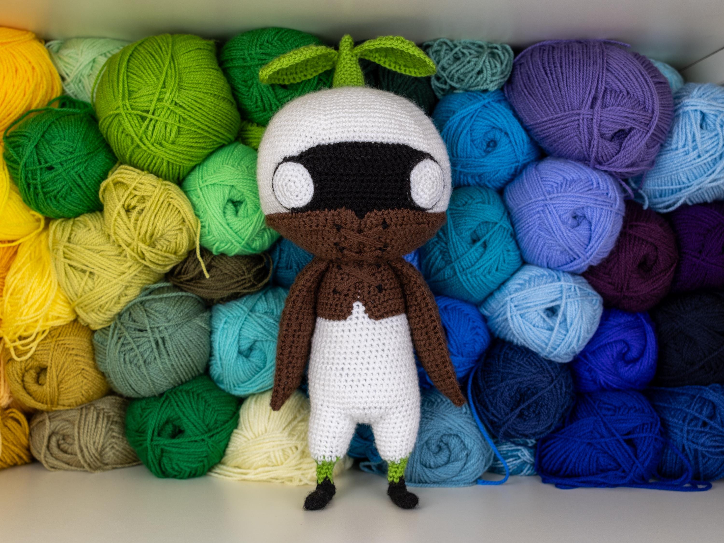 マンドラゴラのかぎ針編みパターン - ファイナルファンタジー