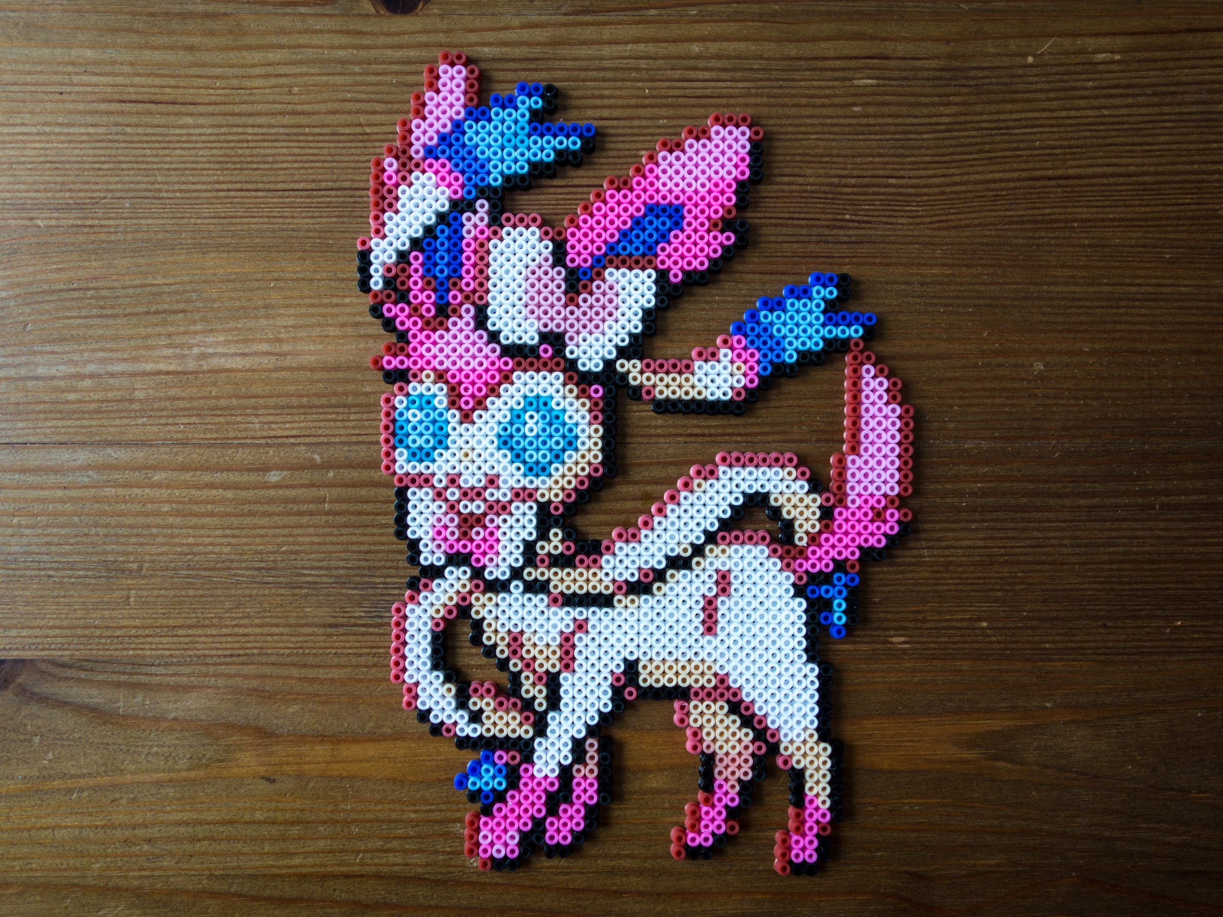 Sylveon Pokemon Perler Bead Art Etsy Canada