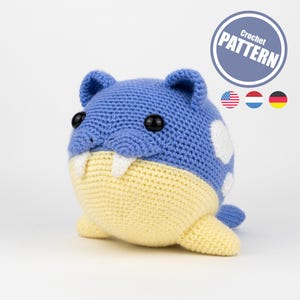 Seemops Pokemon Amigurumi Häkelanleitung - Digitaler PDF Download für handgemachtes Plüschtier
