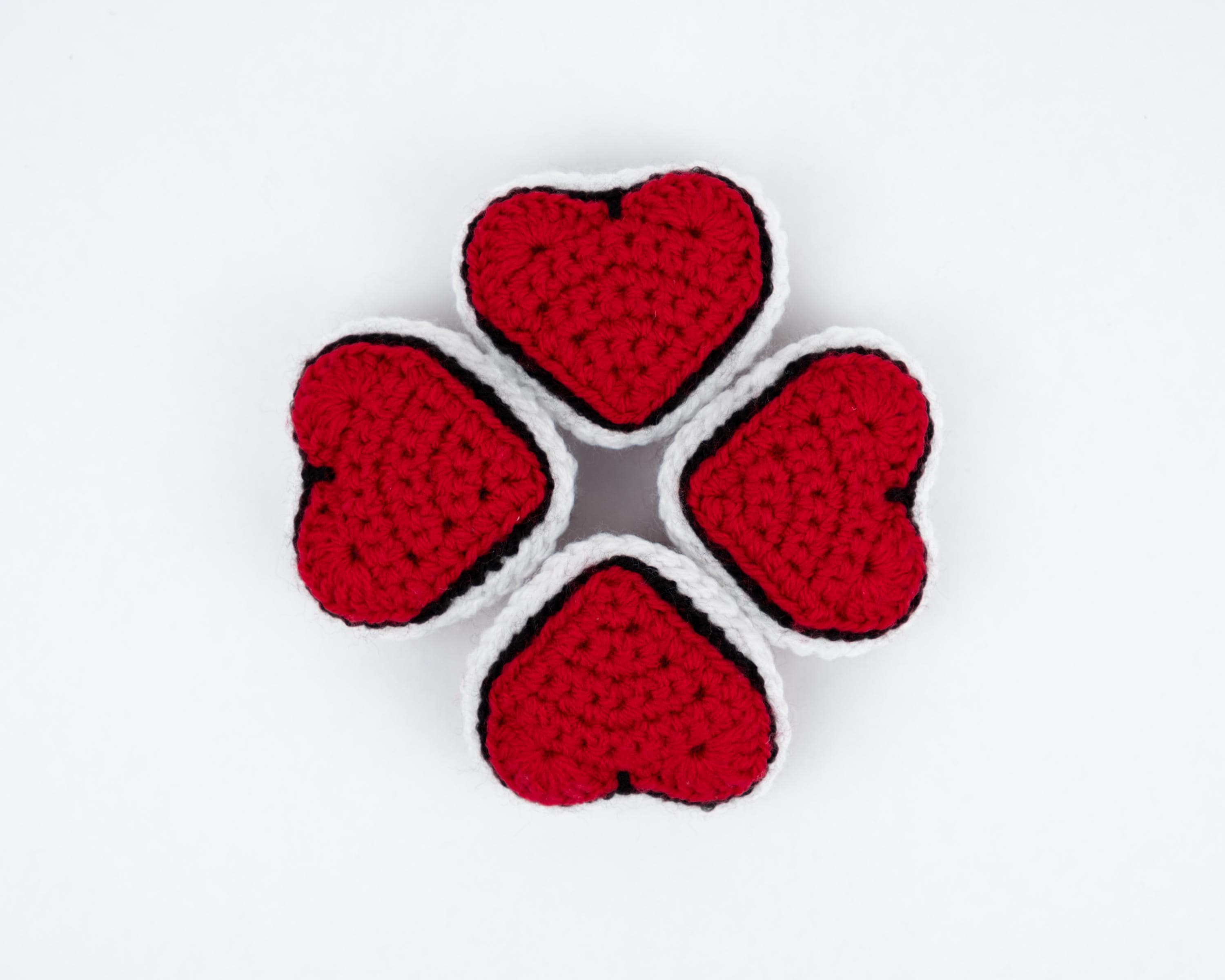 Valentine's Heart Crochet Pattern, Legend of Zelda Heart Container