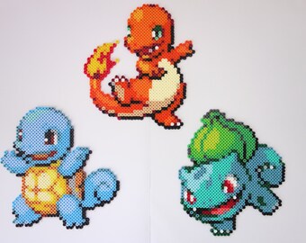 Charmander, Squirtle and Bulbasaur