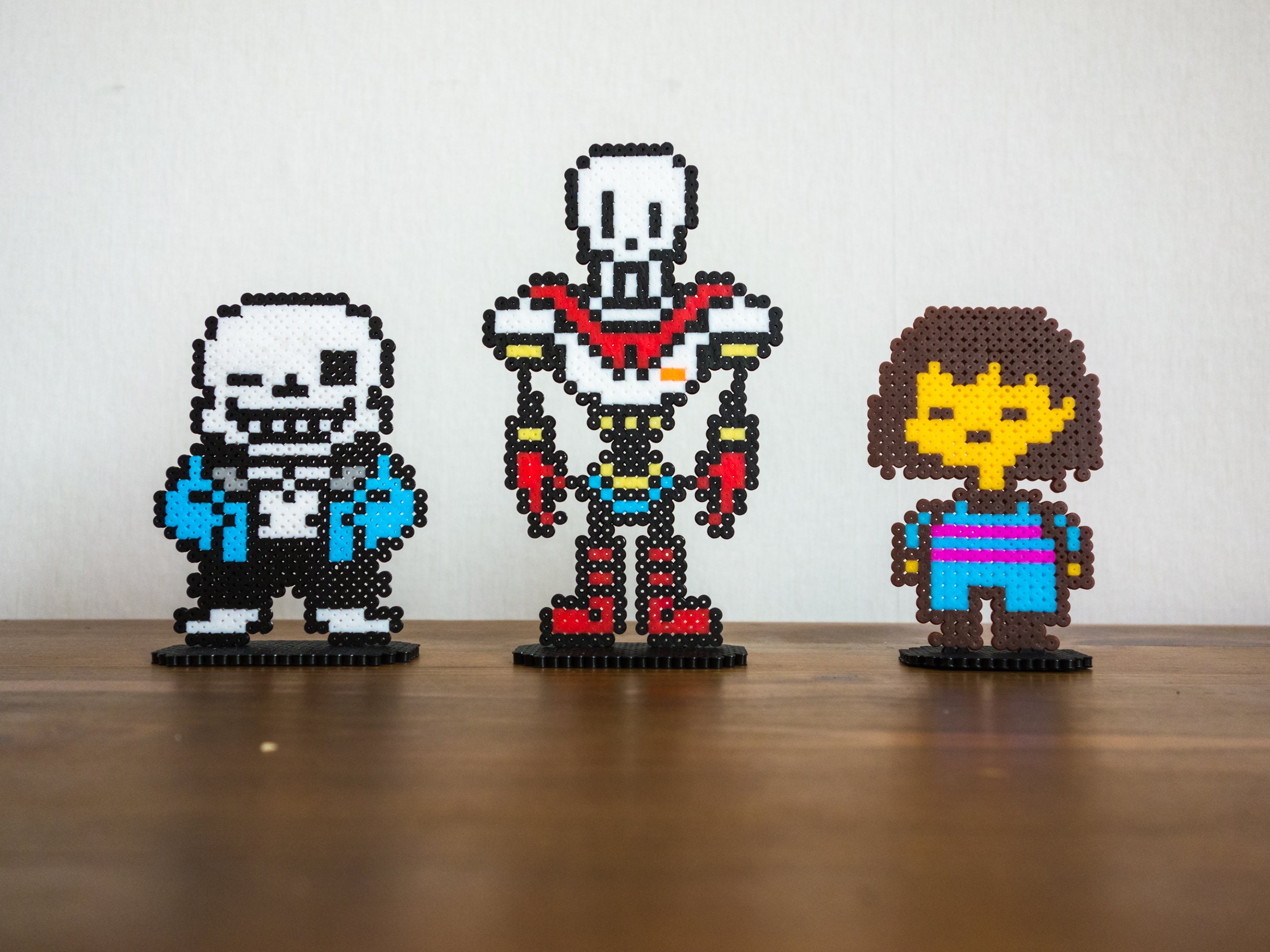 Undertale Pixel Art Perler Bead Art Sans Frisk And Papyrus Etsy Undertale Pixel Art Perler Bead Art Sans Frisk And Papyrus Etsy