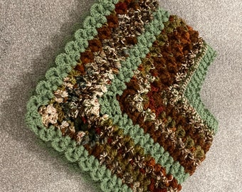 Crocheted child’s poncho
