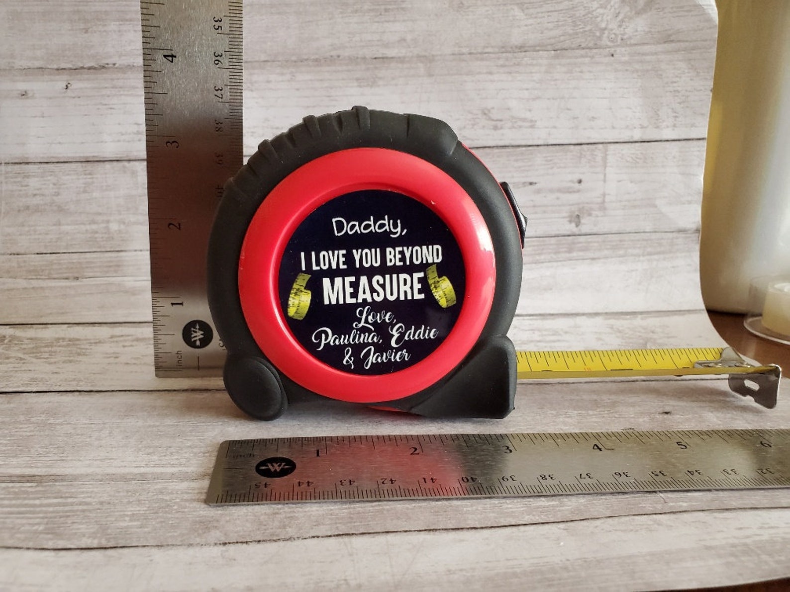 Personalized Tape Measure Father's Day Gift Dad's Etsy